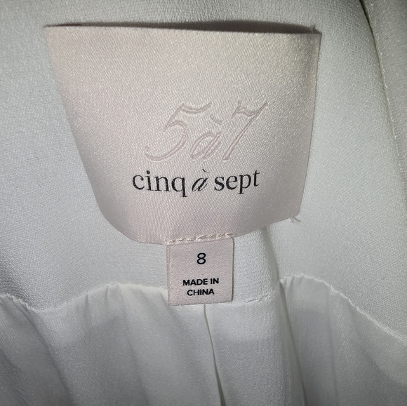 Cinq A Sept Khloe Xoxo Embellished Elbow Sleeve BlazerProduct Details Size 8 US - Picture 6 of 14